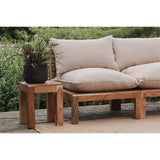 Anbarasi Acacia Modular Garden Sofa Extension - Natural
