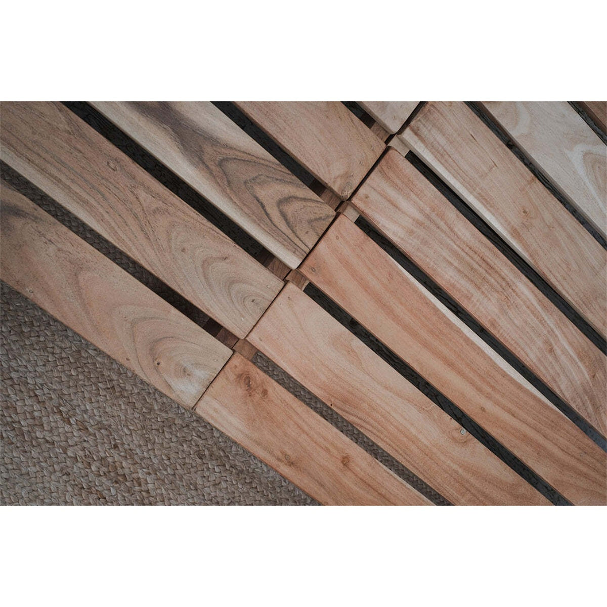 Anbarasi Acacia Modular Garden Sofa Extension - Natural