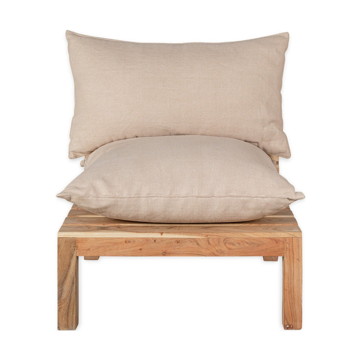 Anbarasi Acacia Modular Garden Sofa Extension - Natural