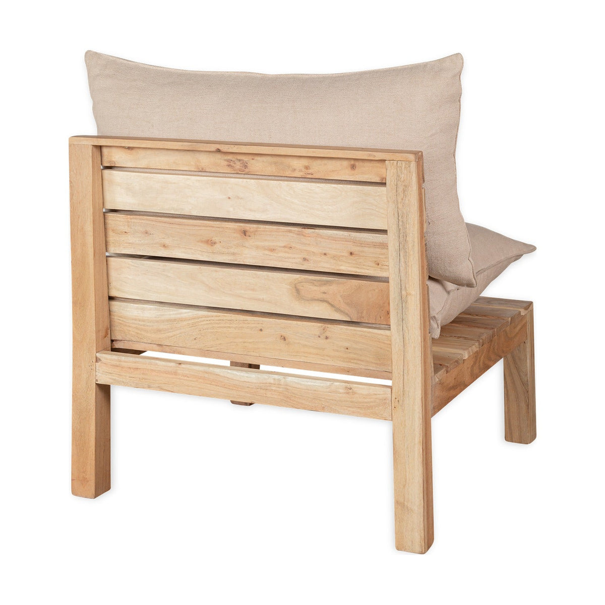 Anbarasi Acacia Modular Garden Sofa Extension - Natural