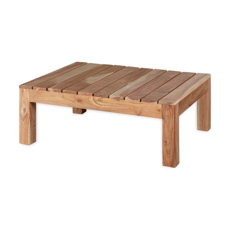 Anbarasi Slatted Acacia Garden Table - Natural