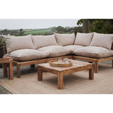 Anbarasi Slatted Acacia Garden Table - Natural