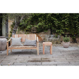 Anbarasi Acacia Slatted Garden Side Table - Natural