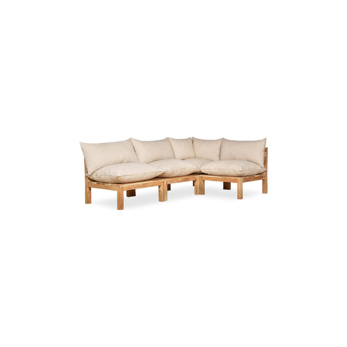 Anbarasi Acacia Modular Garden Sofa - Natural