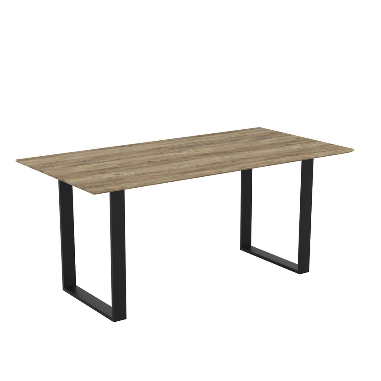 Antibes Dining Table - Russet with Black