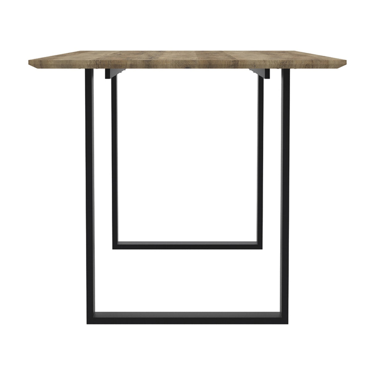 Antibes Dining Table - Russet with Black