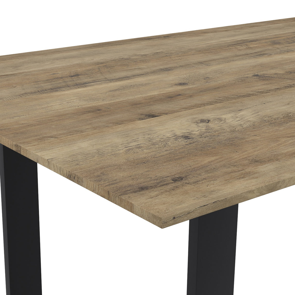 Antibes Dining Table - Russet with Black