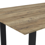 Antibes Dining Table - Russet with Black