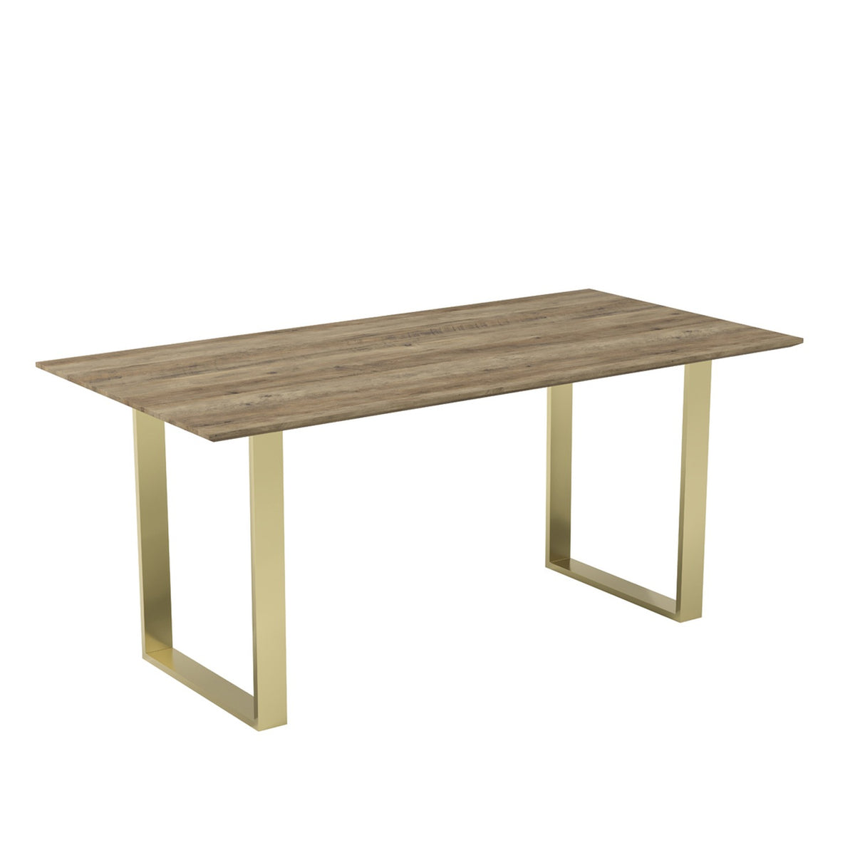 Antibes Dining Table - Russet with Gold
