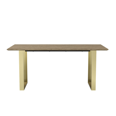 Antibes Dining Table - Russet with Gold