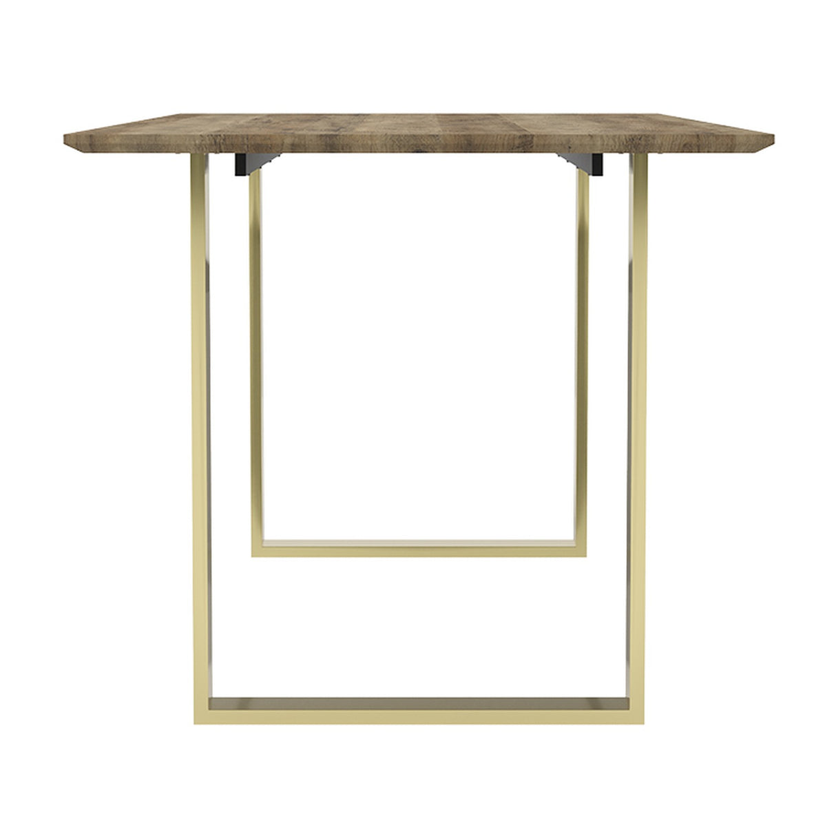 Antibes Dining Table - Russet with Gold