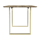 Antibes Dining Table - Russet with Gold