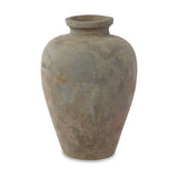 Affiti Small Clay Urn Planter - Antique Grey
