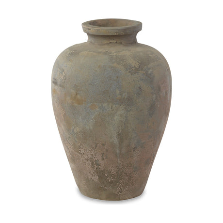 Affiti Small Clay Urn Planter - Antique Grey