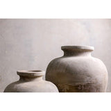 Affiti Small Clay Urn Planter - Antique Grey