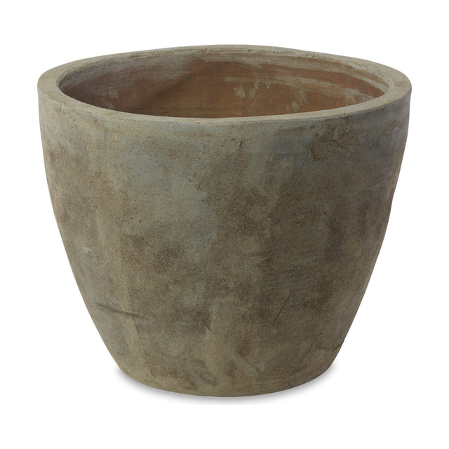 Affiti Large Clay Planter - Antique Grey