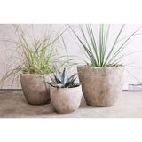 Affiti Large Clay Planter - Antique Grey