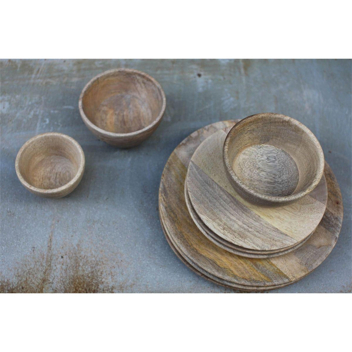 Artisan Mango Wood Side Plate - Natural
