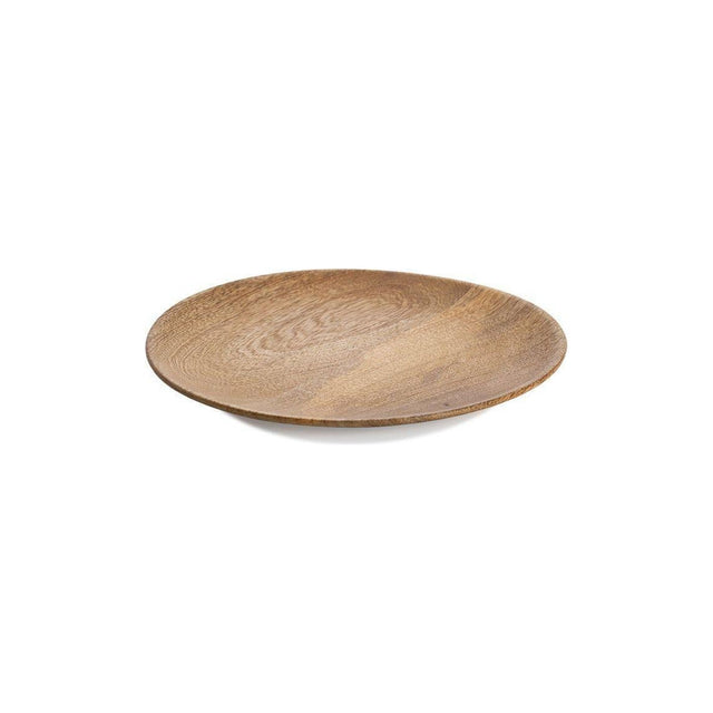 Artisan Mango Wood Dinner Plate - Natural