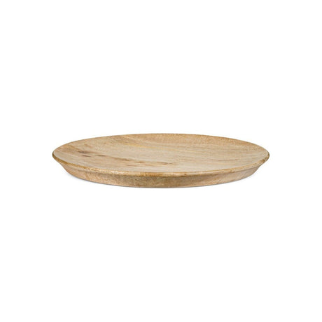 Artisan Large Mango Wood Serving Platter - Natural