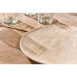 Artisan Large Mango Wood Serving Platter - Natural
