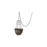Abari Small Caged Hanging Planter - Aged Zinc