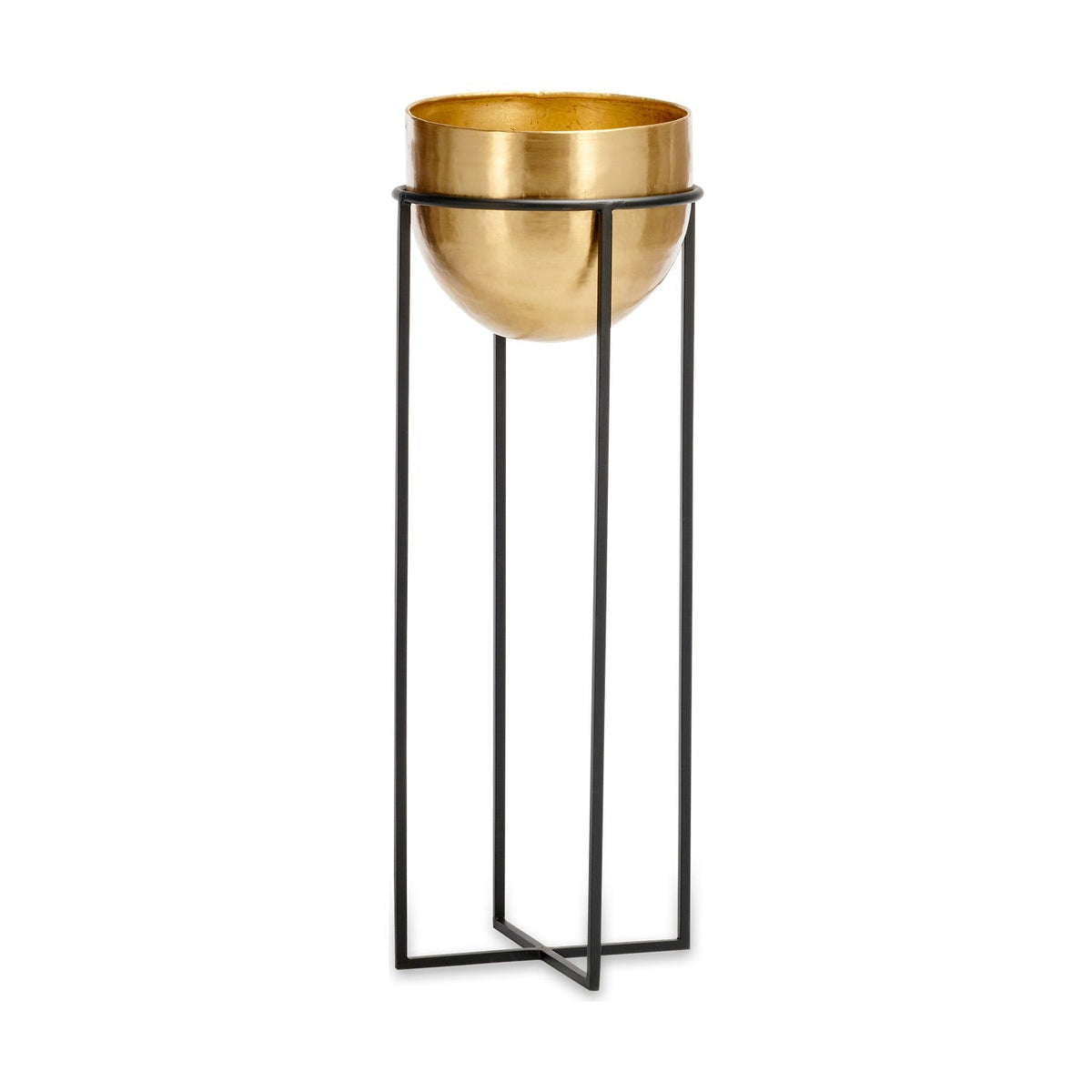 Atsu Large Brass Plant Stand - Antique Brass