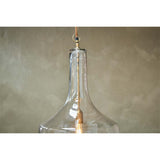 Agatarla Large Recycled Glass Pendant Light - Clear