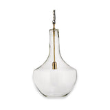 Agatarla Large Recycled Glass Pendant Light - Clear
