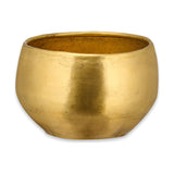 Atsu Small Brass Planter - Antique Brass