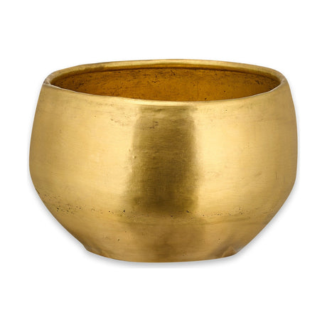 Atsu Small Brass Planter - Antique Brass
