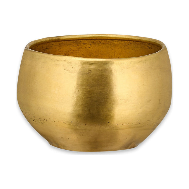 Atsu Small Brass Planter - Antique Brass