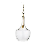 Agatarla Small Recycled Glass Pendant Light - Clear