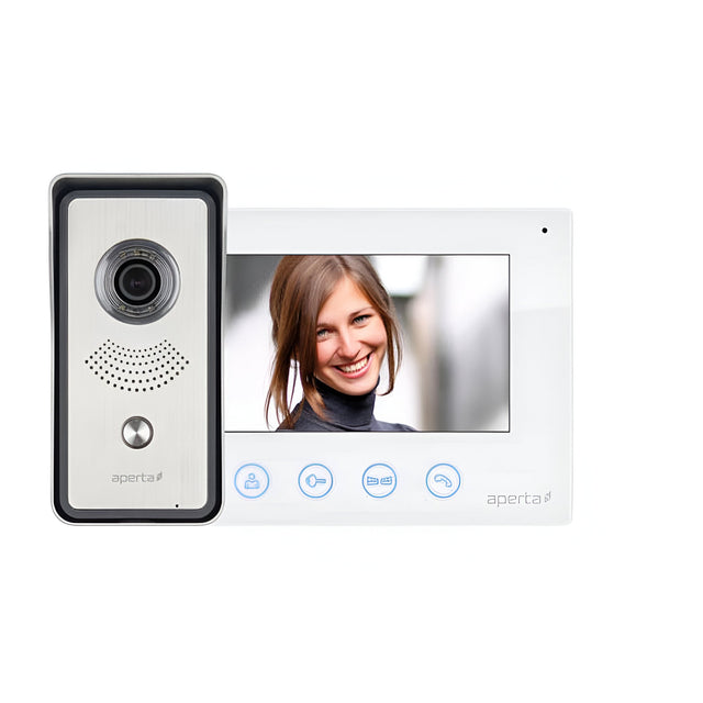 Colour Video Door Entry Kit (White MON)