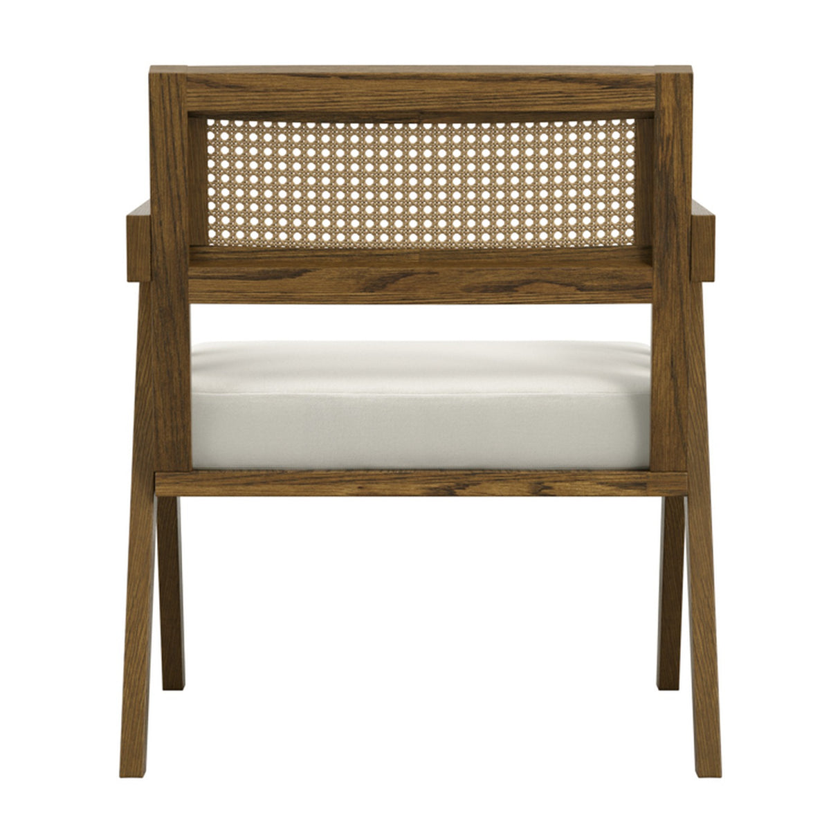 Arizona Accent Chair - Ecru with Smoked