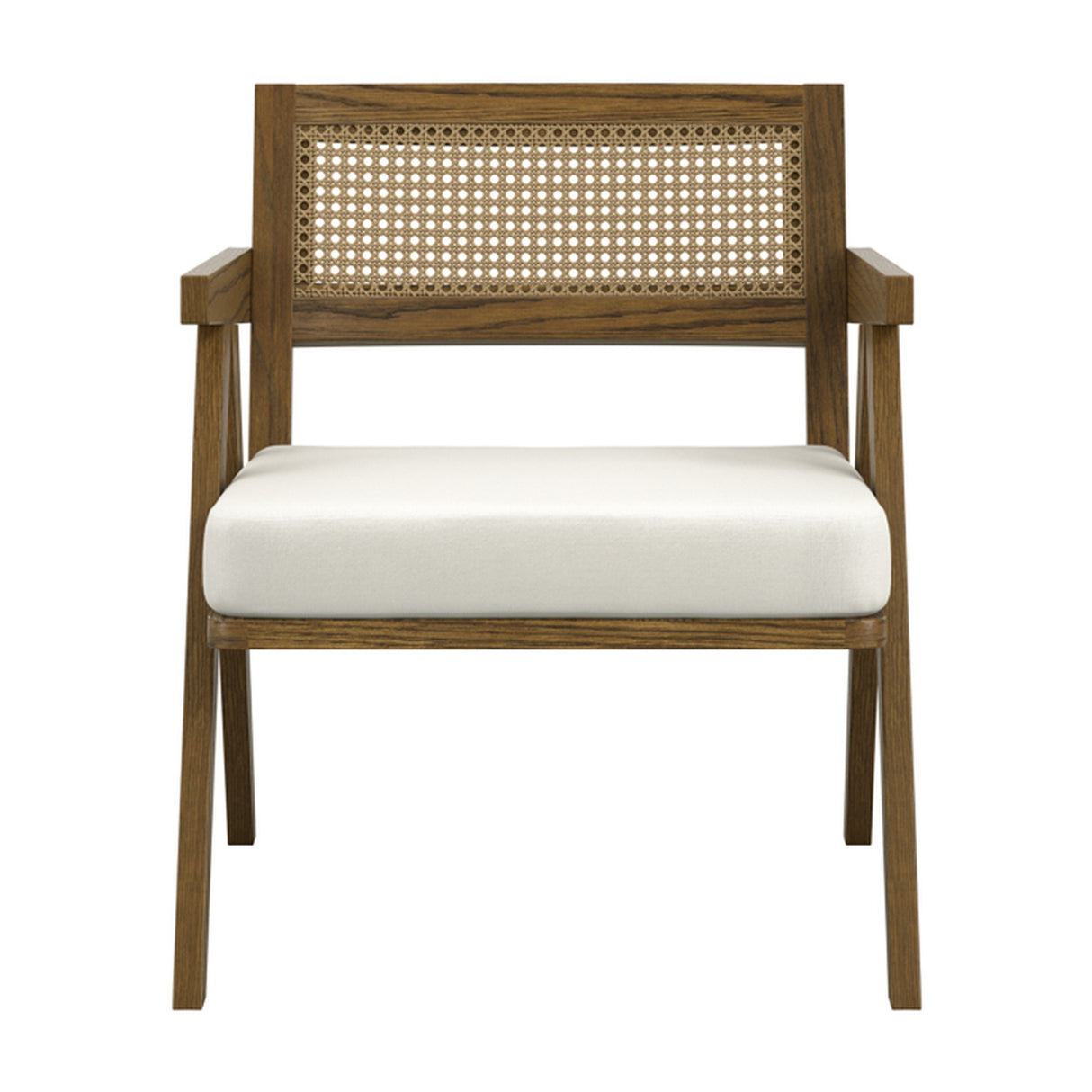 Arizona Accent Chair - Ecru with Smoked