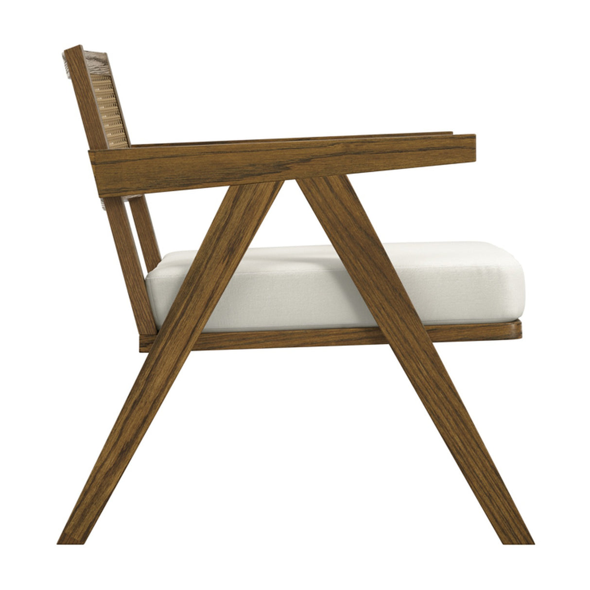 Arizona Accent Chair - Ecru with Smoked