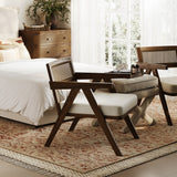 Arizona Accent Chair - Ecru with Smoked