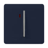 1 Gang Double 20A Light Switch - Navy Blue