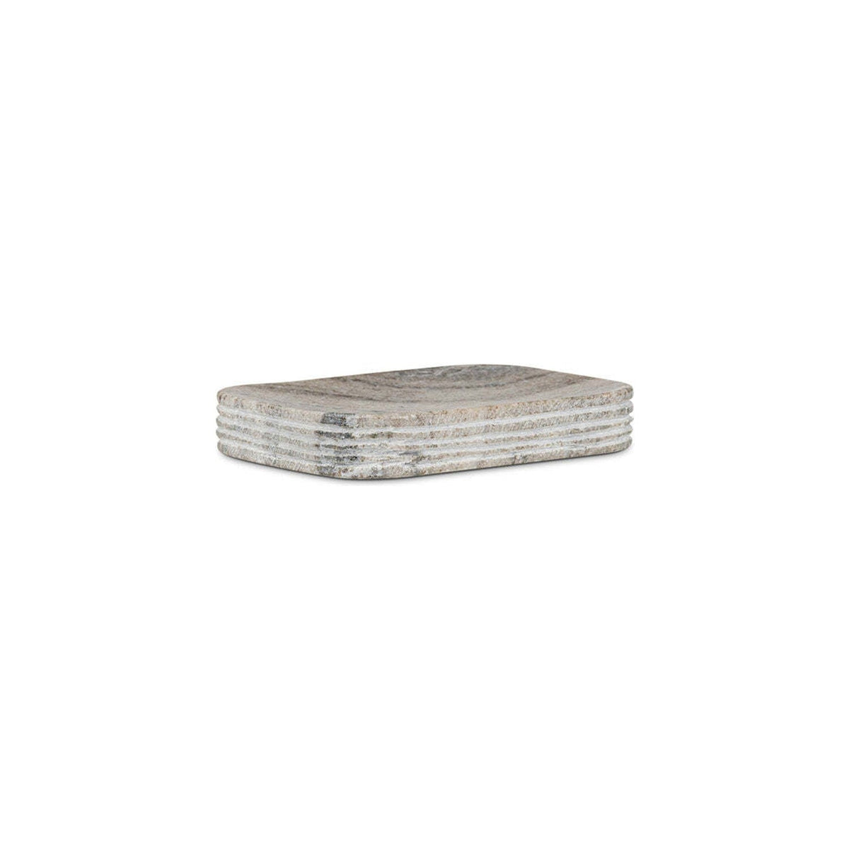 Asana Marble Soap Dish - Grey