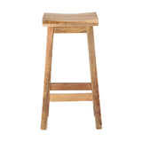 Ambi Tall Mango Wood Stool - Natural