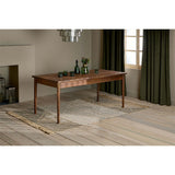 Anbu Small Acacia Dining Table - Washed Walnut