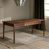 Anbu Large Acacia Dining Table - Washed Walnut