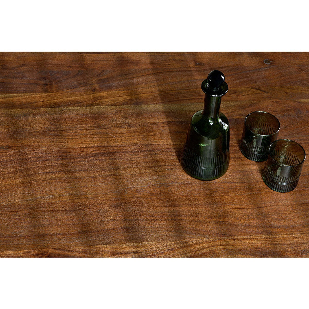 Anbu Large Acacia Dining Table - Washed Walnut