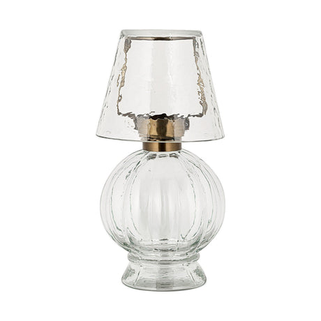 Adesola Glass Tealight Holder Lamp - Clear