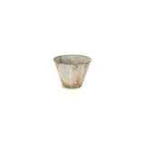 Abari Large Tapered Planter - Aged Zinc