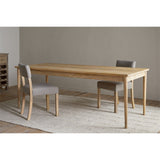 Anbu Large Mango Dining Table - Natural