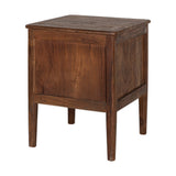 Anbu Acacia Bedside Table - Washed Walnut
