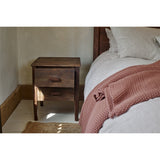 Anbu Acacia Bedside Table - Washed Walnut