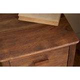 Anbu Acacia Bedside Table - Washed Walnut